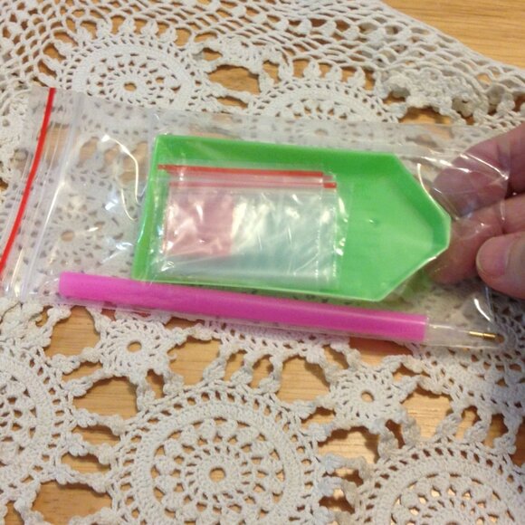 Diamond Painting Kit, Elephant and Fireworks - Picture 5 of 5